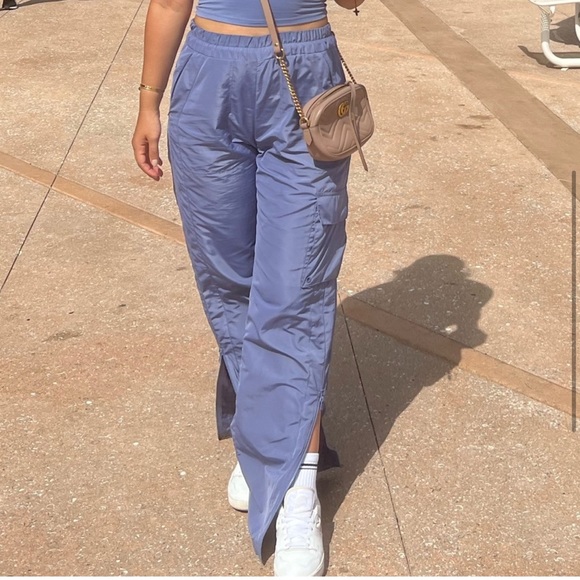 Alo Yoga | International Wide Leg City Pant | Infinity Blue - Picture 2 of 13